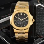 Patek Philippe Power Reserve Moonphase Copy Watches All Gold 40mm